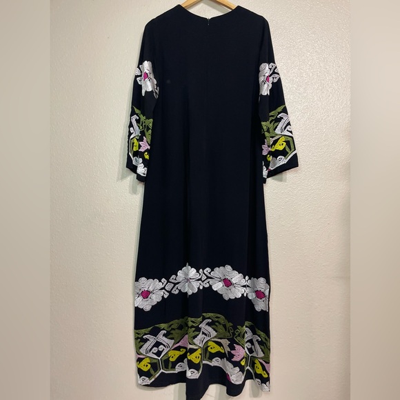 Bohemia Embroidered long Dress Kaftan - Picture 4 of 14